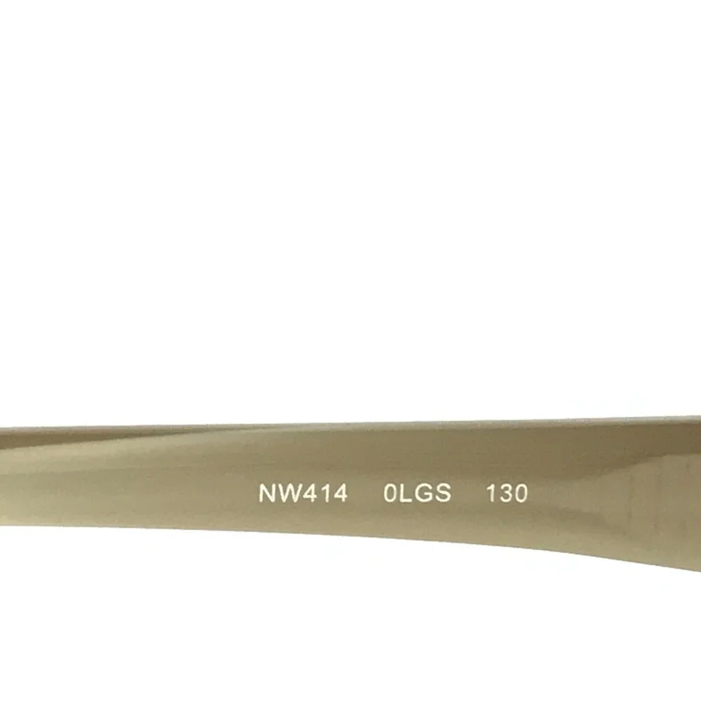 Nine West Eyeglasses Frames NW414 0LGS Brown Rectangular Full Rim 52-15-130